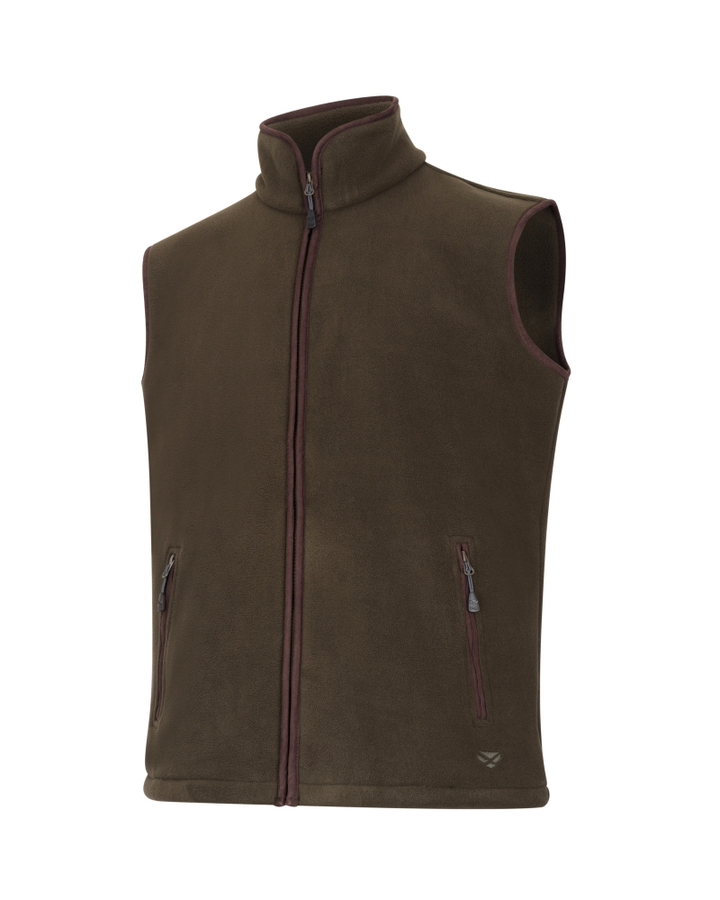 Hoggs of Fife Woodhall Fleece Gilet - Green