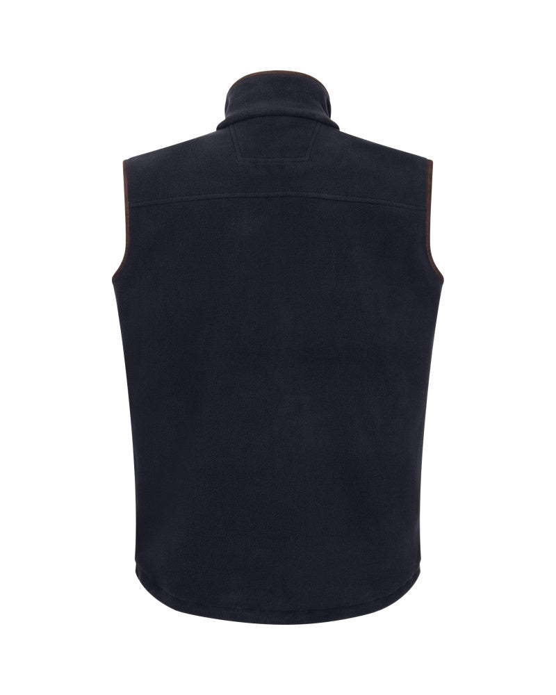 Hoggs of Fife Woodhall Fleece Gilet - Soft Black