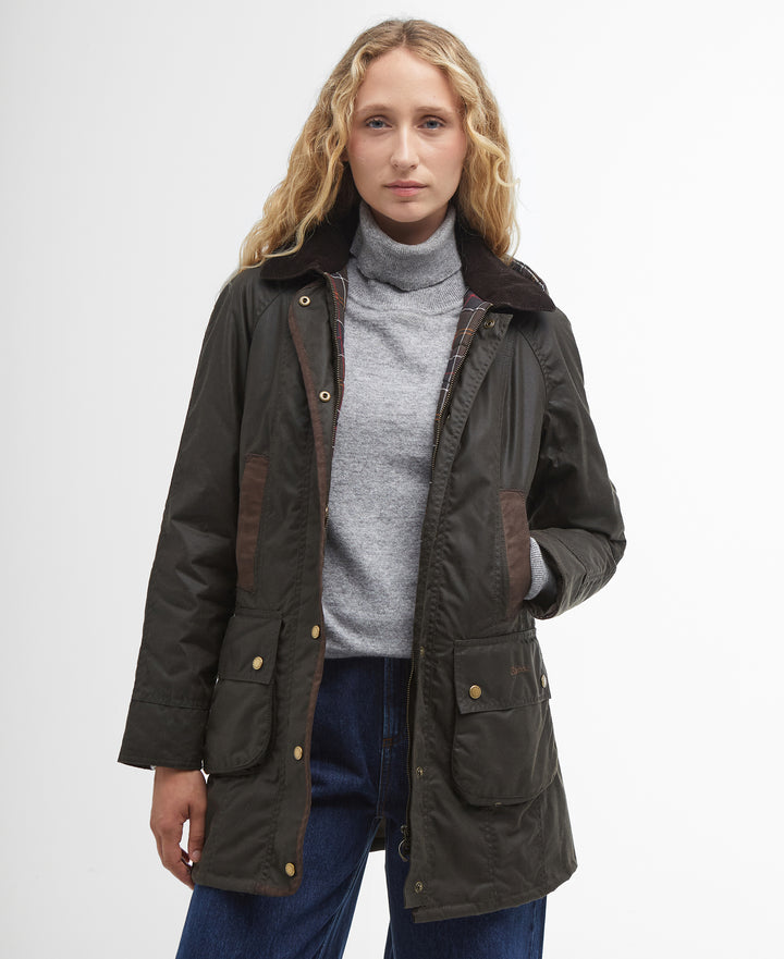 Barbour Bower Wax Jacket Olive/Classic