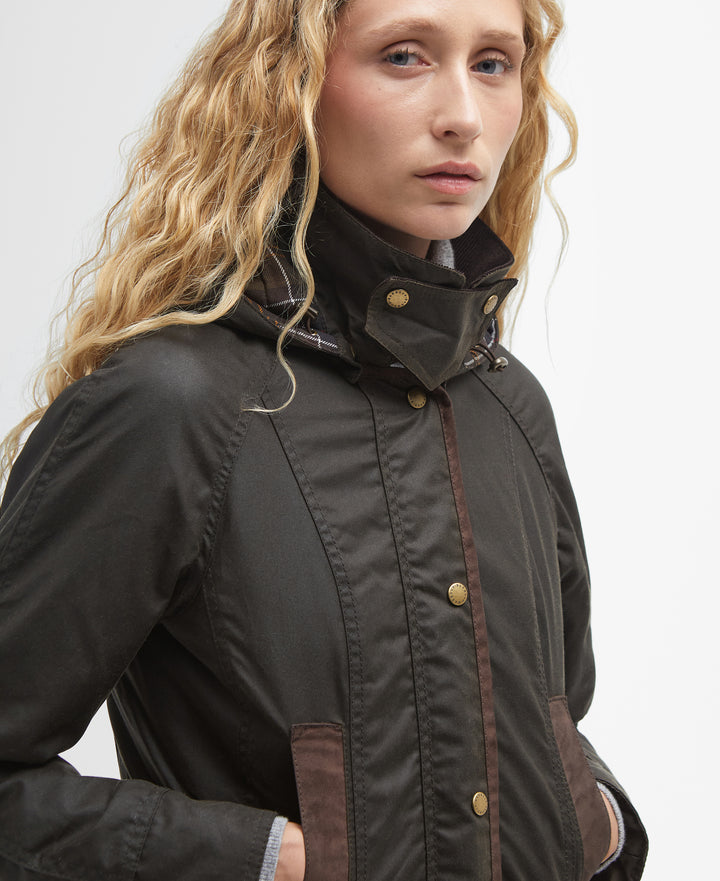 Barbour Bower Wax Jacket Olive/Classic