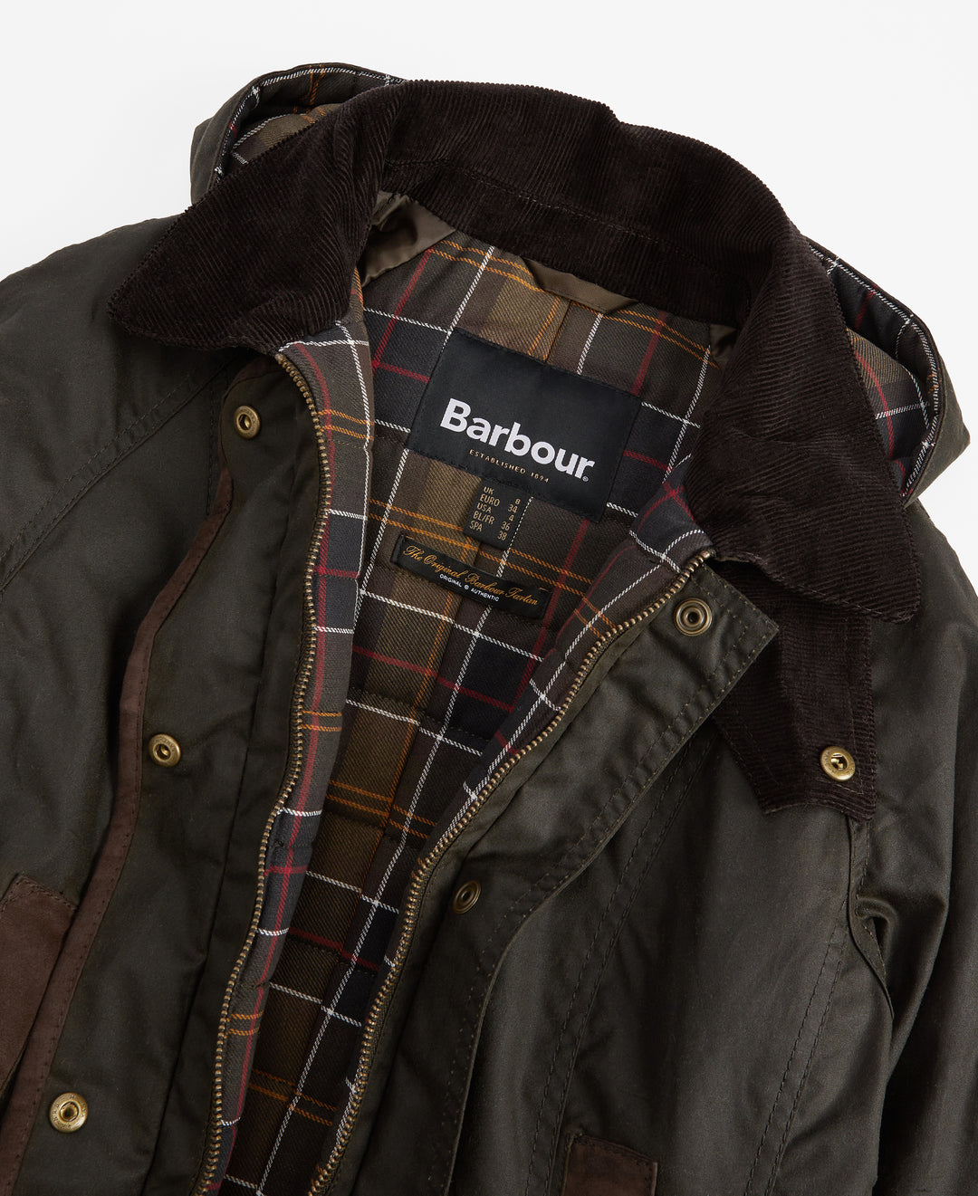 Barbour Bower Wax Jacket Olive/Classic