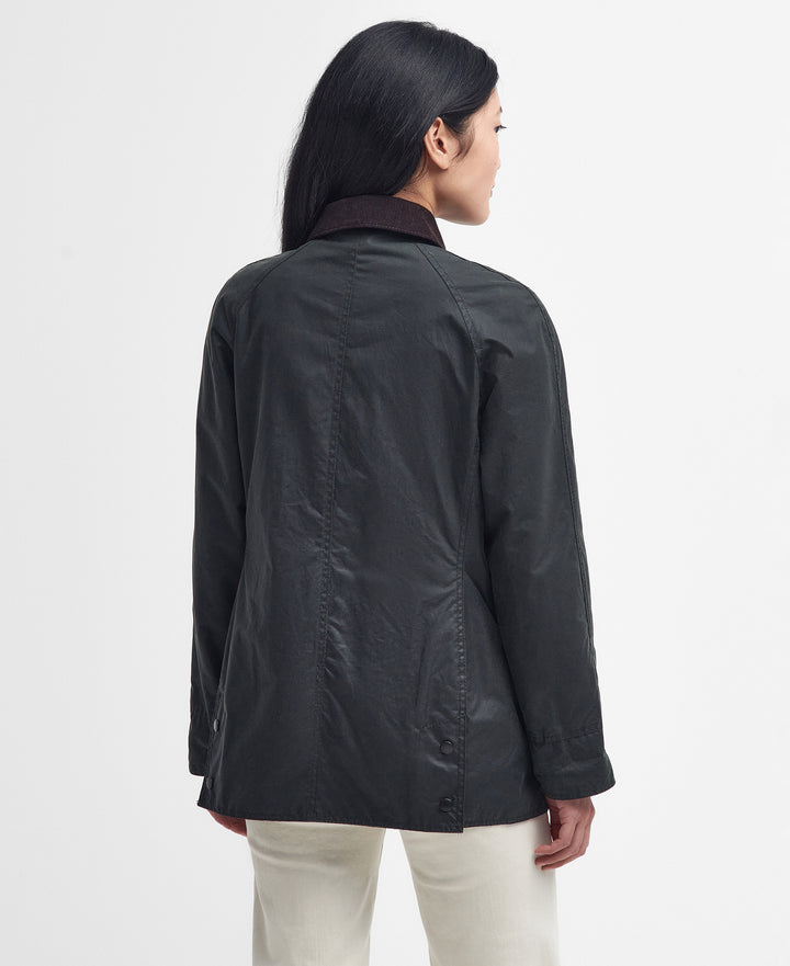 Barbour Beadnell Wax Jacket Sage