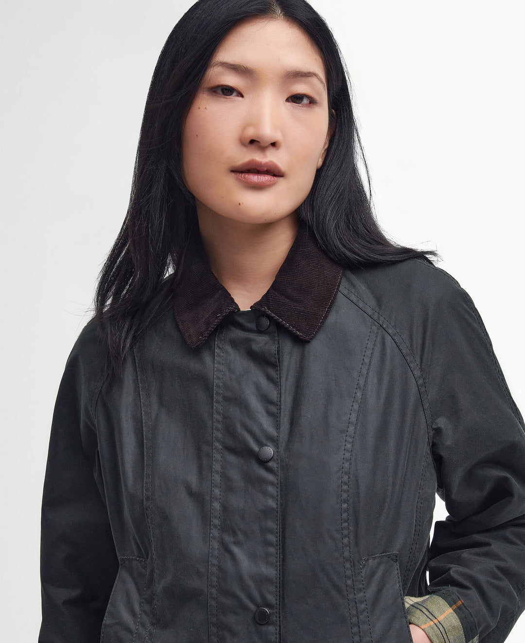 Barbour Beadnell Wax Jacket Sage