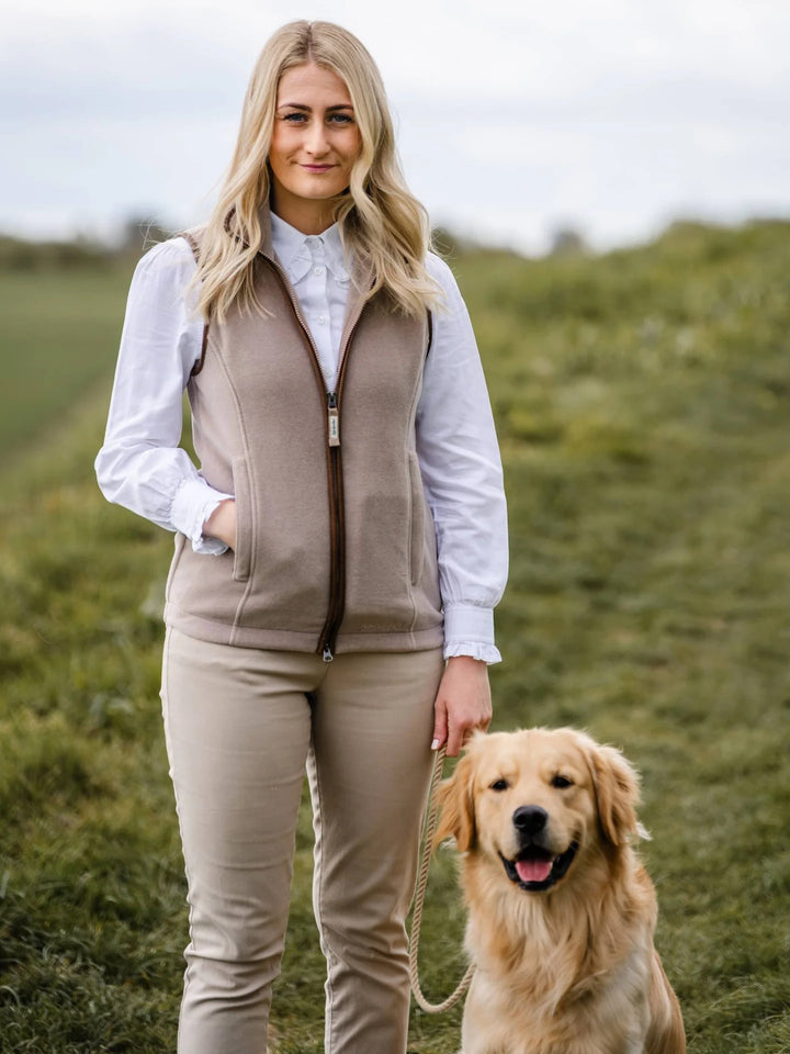 Schoffel Lyndon Fleece Gilet Mushroom