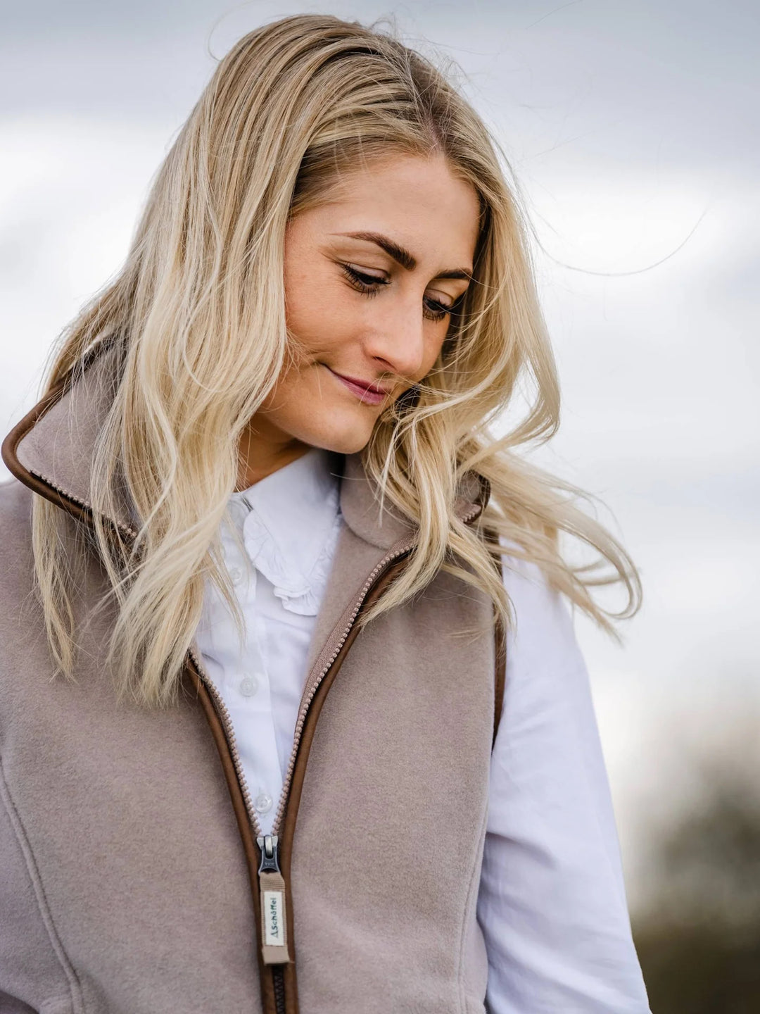 Schoffel Lyndon Fleece Gilet Mushroom