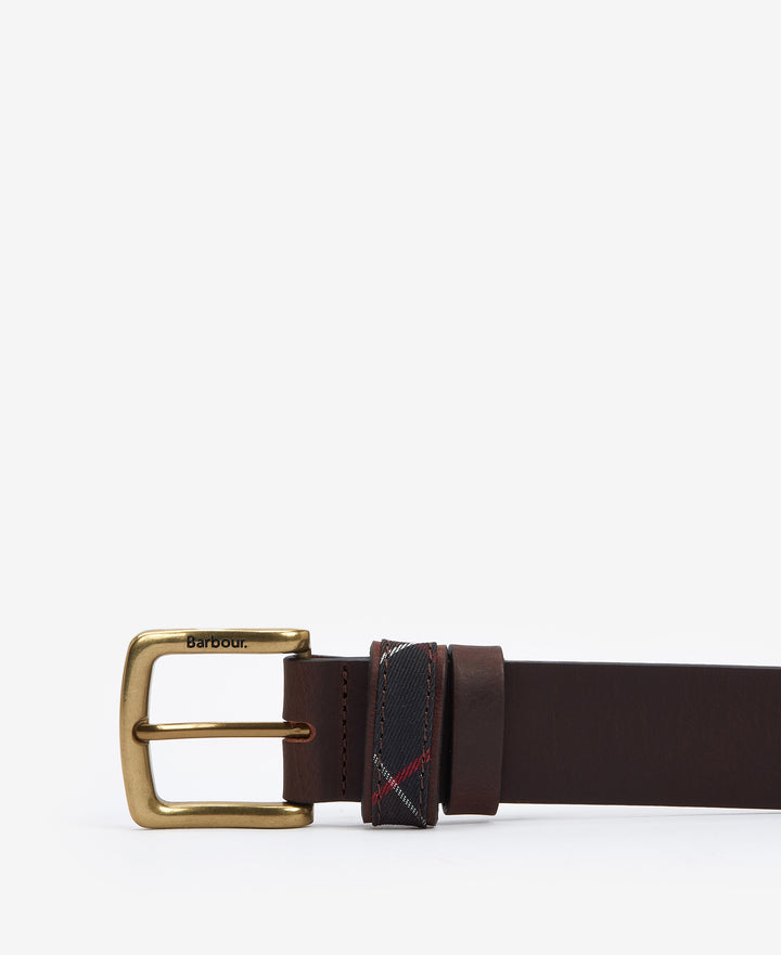 Barbour Esk Leather Belt Brown