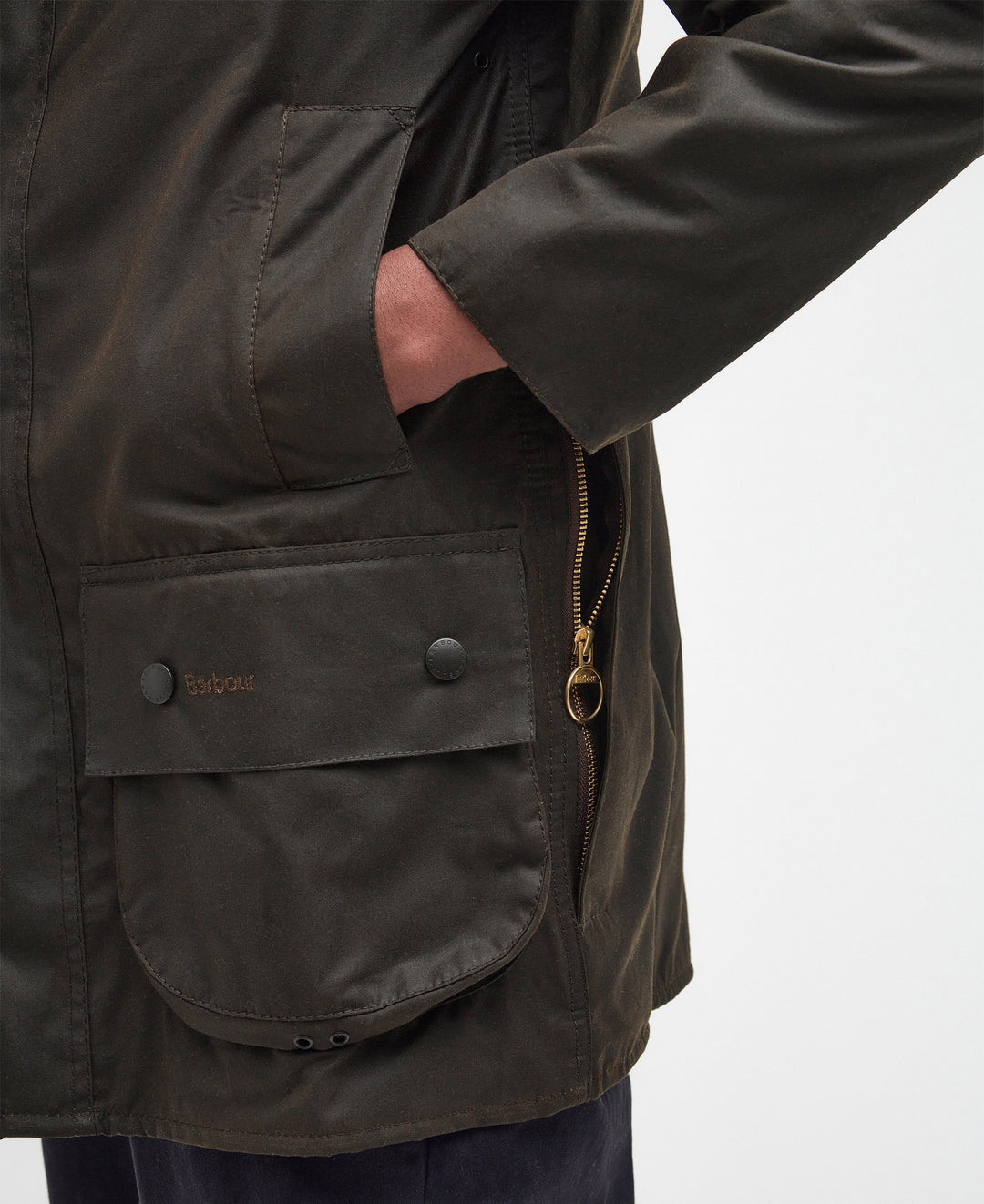 Barbour Classic Beaufort Wax Jacket Olive