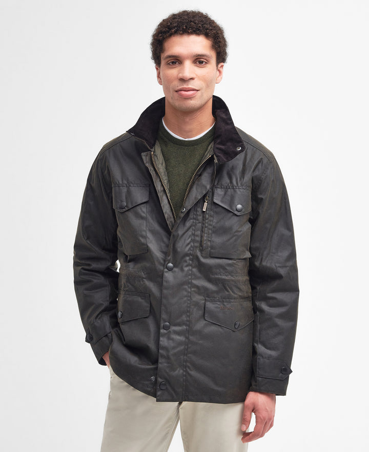 Barbour Sapper Wax Jacket Olive/Classic