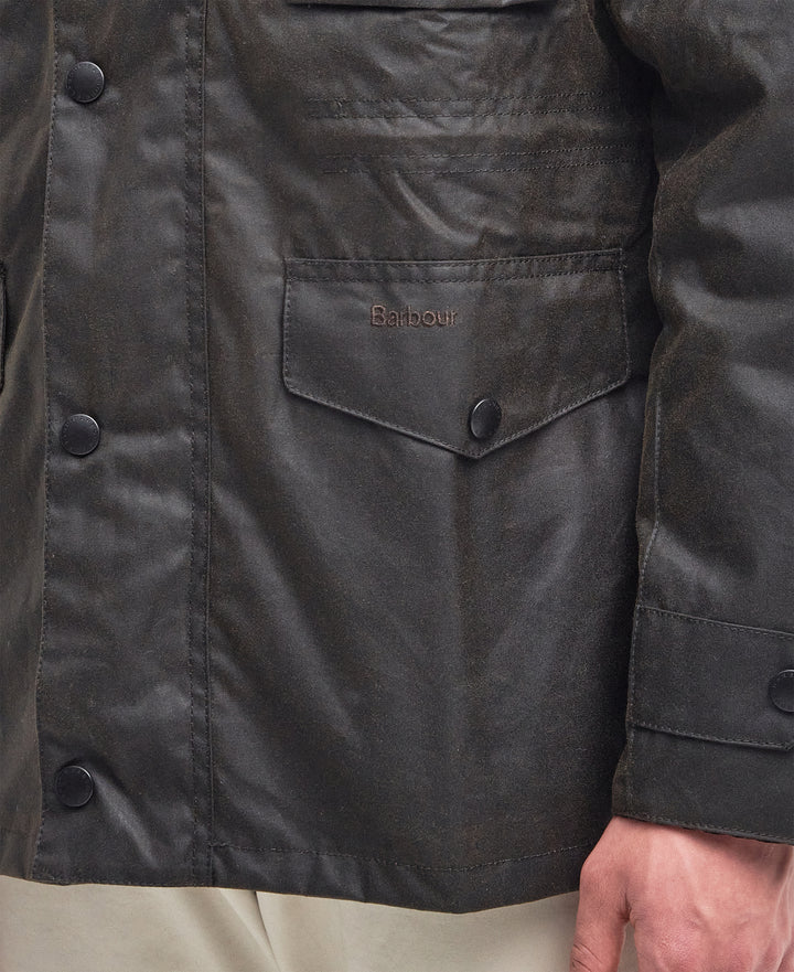 Barbour Sapper Wax Jacket Olive/Classic