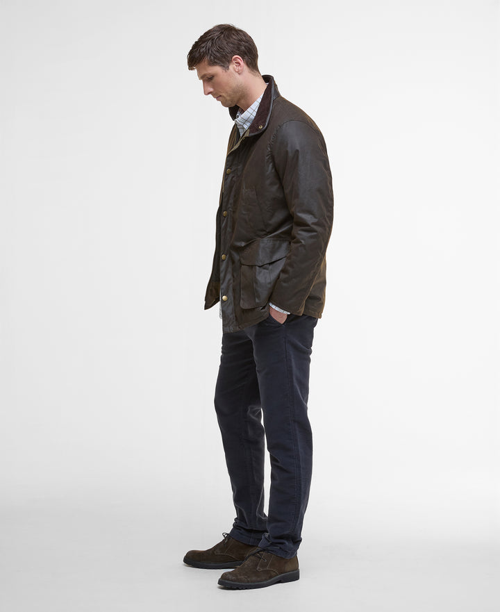 Barbour Hereford Wax Jacket Olive