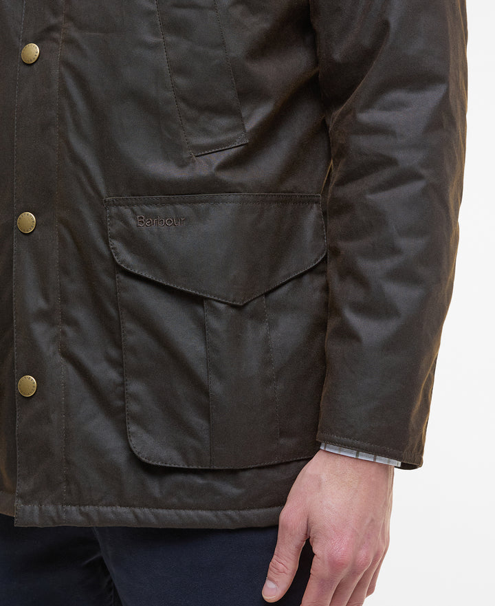 Barbour Hereford Wax Jacket Olive