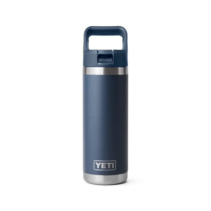 YETI Rambler 18 oz Flip-Straw Bottle - Navy
