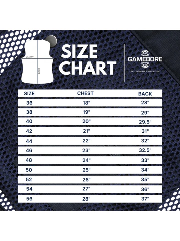 Gamebore Clay Shooting Vest - Navy