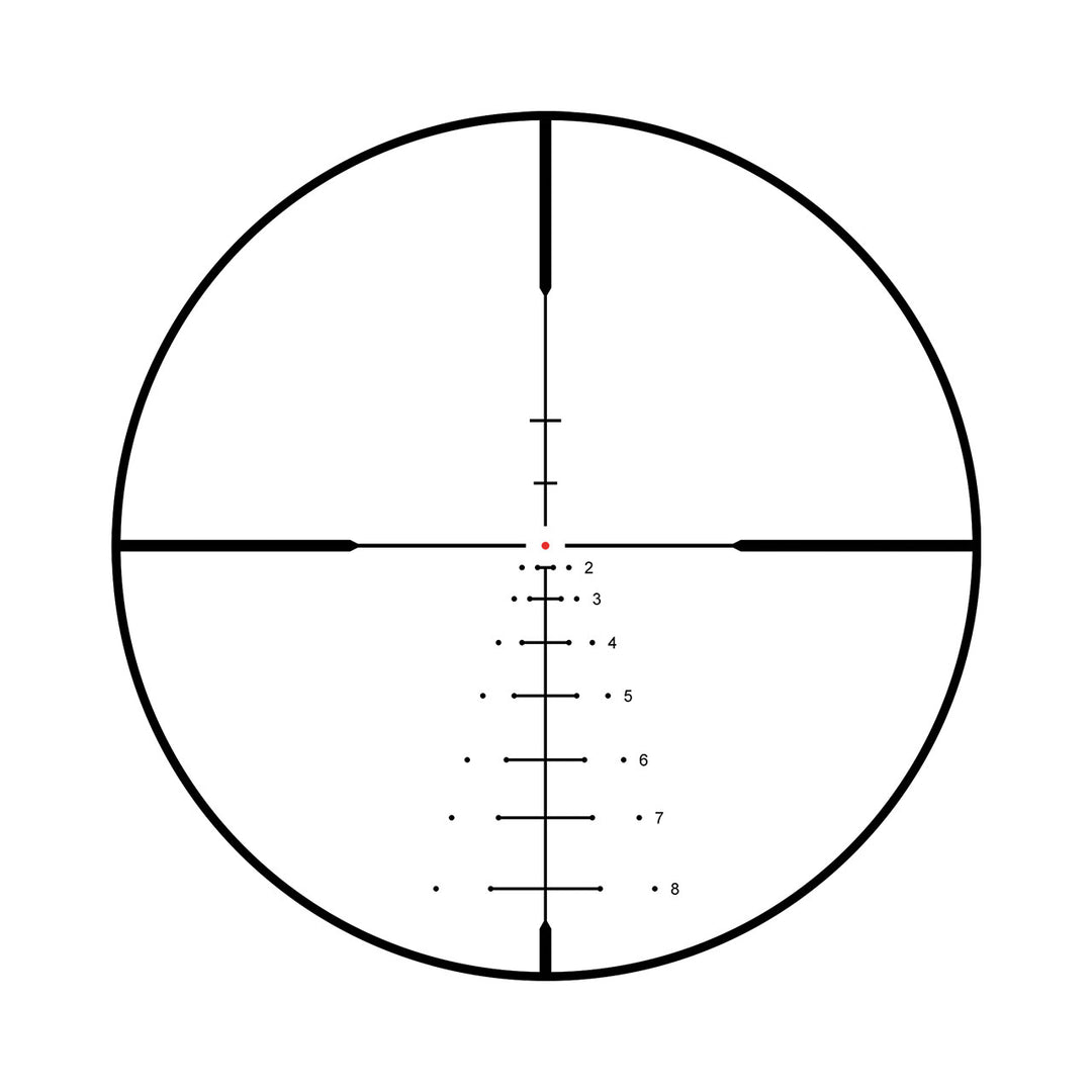 Bushnell R5 3-9x50 Scope with Illuminated DOA LRH800 Reticle