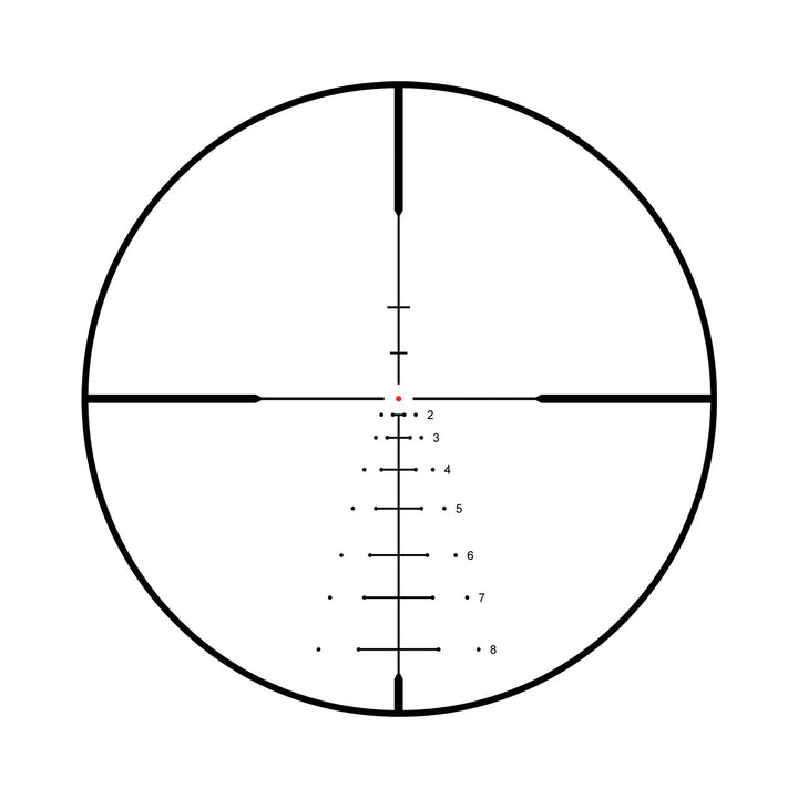 Bushnell R5 3-9x50 Scope with Illuminated DOA LRH800 Reticle