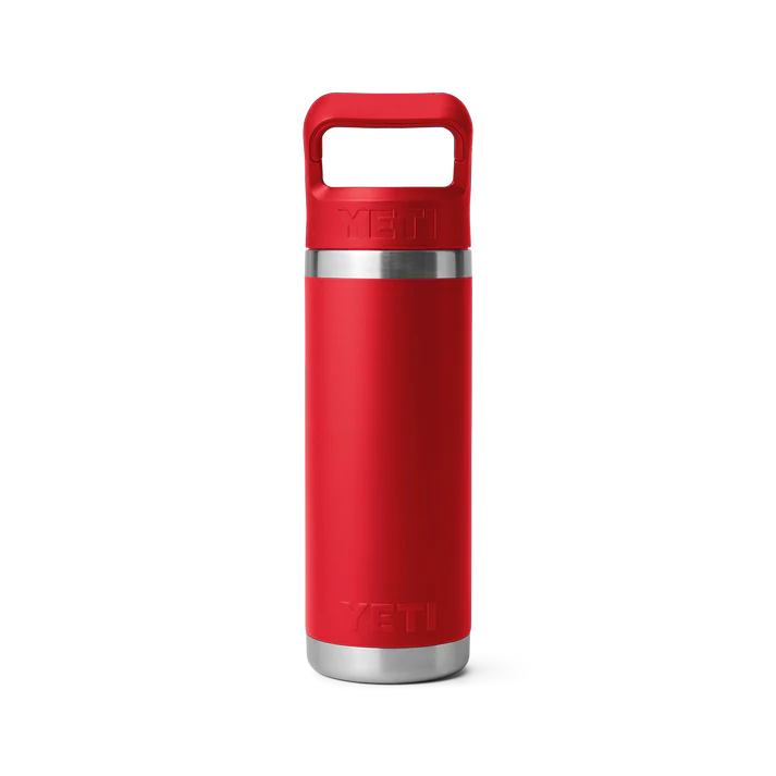 YETI Rambler 18 oz Flip-Straw Bottle - Rescue Red