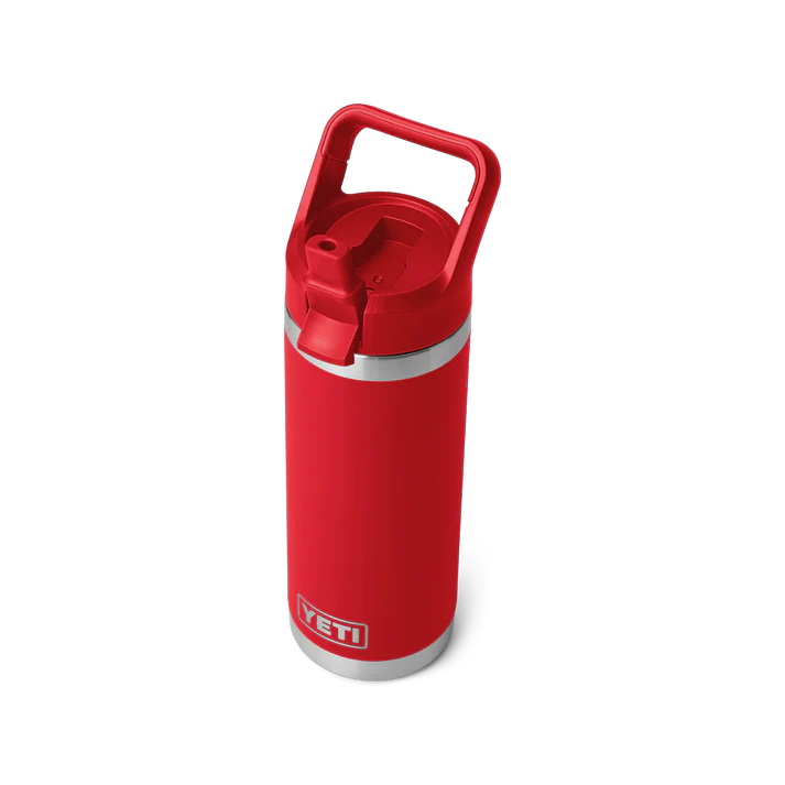 YETI Rambler 18 oz Flip-Straw Bottle - Rescue Red