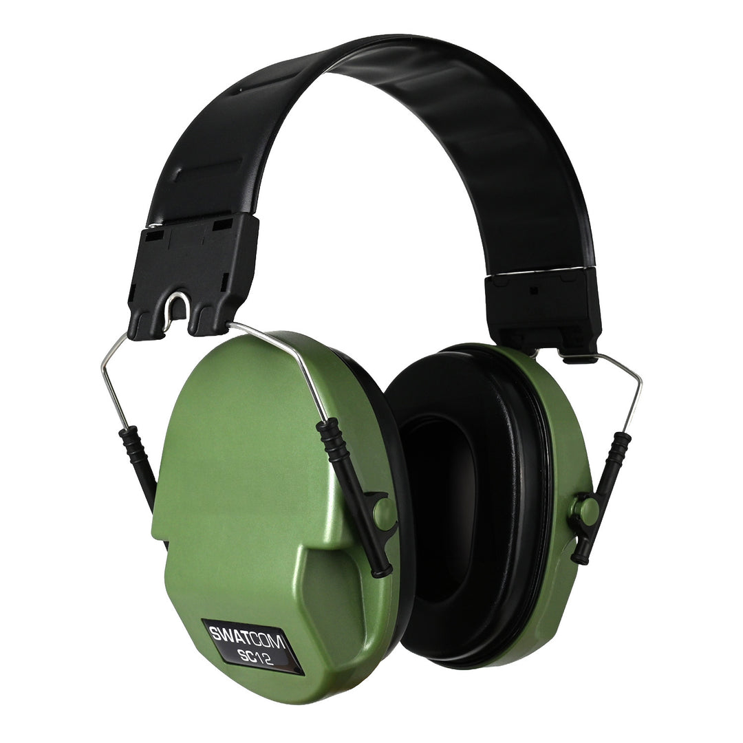 SWATCOM SC12 Passive Ear Defenders Green