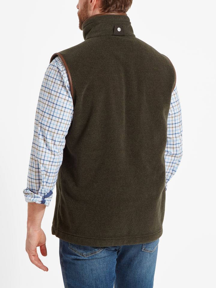 Schoffel Oakham Fleece Gilet Dark Olive