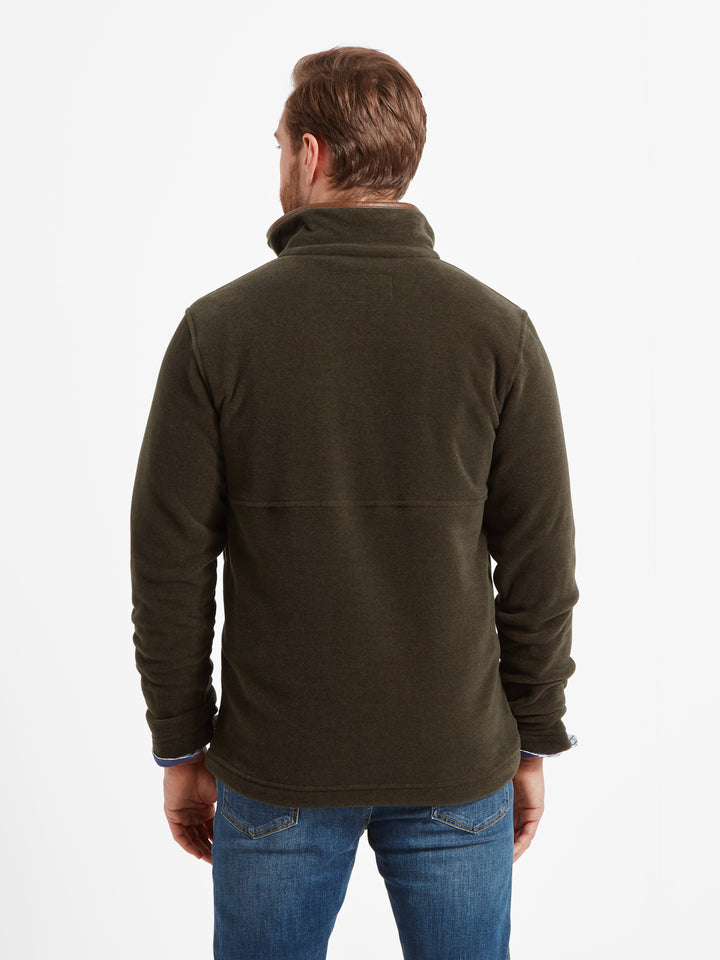 Schoffel Berkeley Quarter Zip Fleece Dark Olive