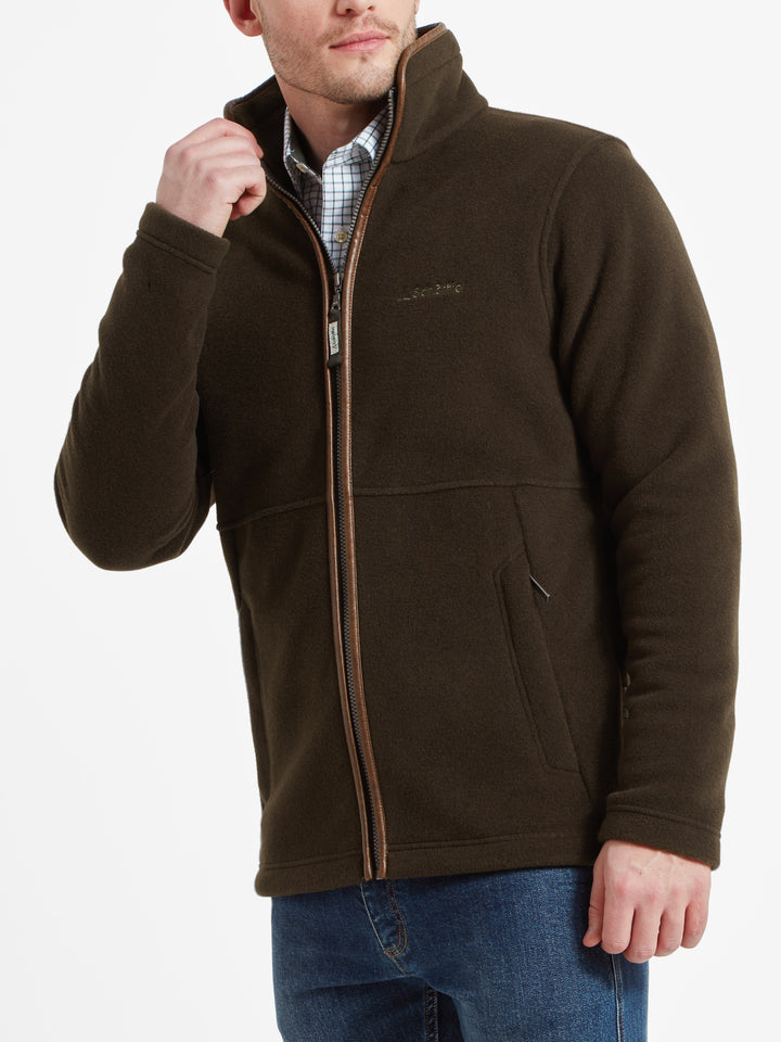 Schoffel Cottesmore Fleece Jacket Dark Olive