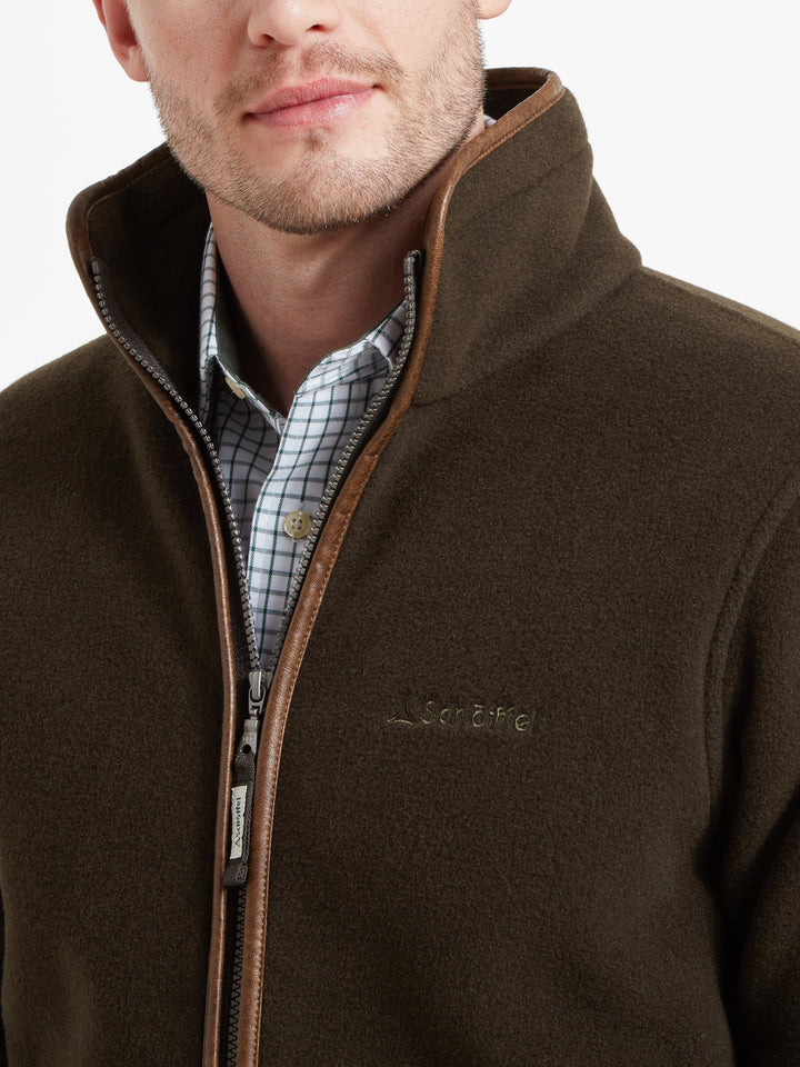 Schoffel Cottesmore Fleece Jacket Dark Olive