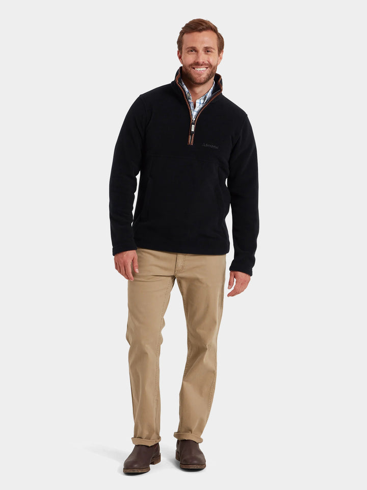 Schoffel Berkeley Quarter Zip Fleece Navy
