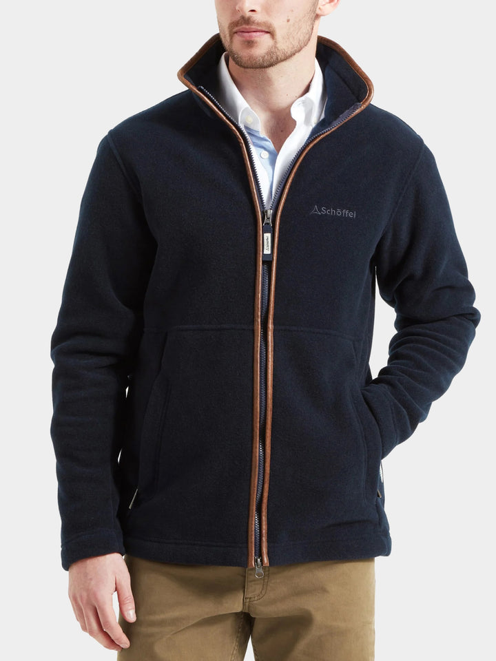 Schoffel Cottesmore Fleece Jacket Navy