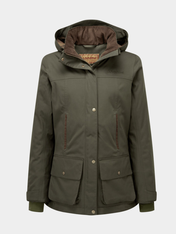 Schoffel Langton Country Coat Dark Woodland