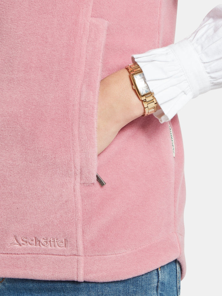 Schöffel Lyndon Fleece Gilet Antique Rose