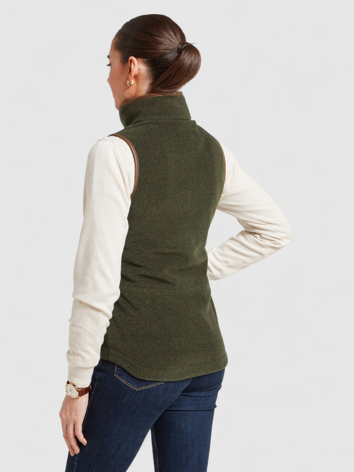Schoffel Lyndon Fleece Gilet Dark Olive