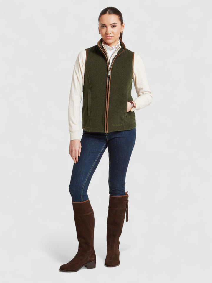 Schoffel Lyndon Fleece Gilet Dark Olive