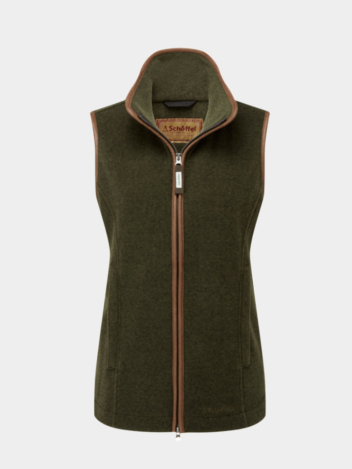 Schoffel Lyndon Fleece Gilet Dark Olive