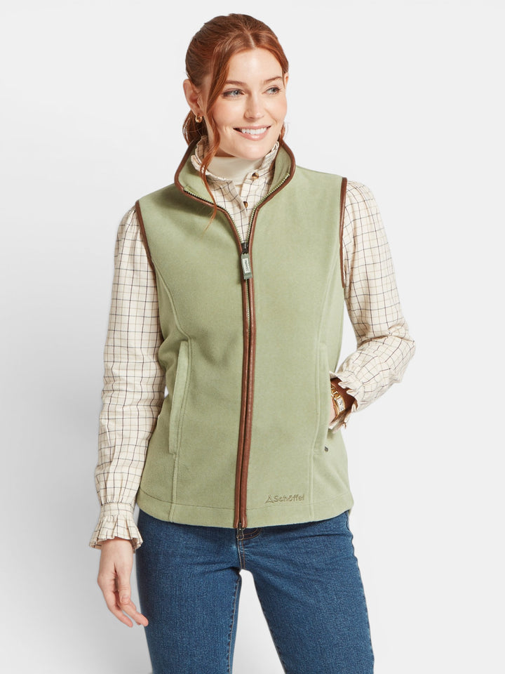 Schöffel Lyndon Fleece Gilet Sage Green