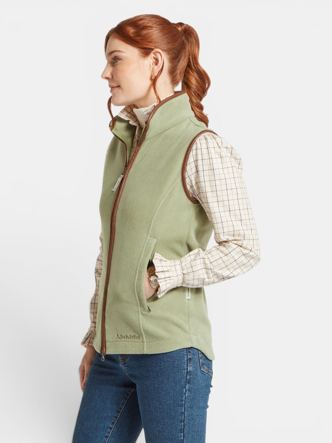 Schöffel Lyndon Fleece Gilet Sage Green