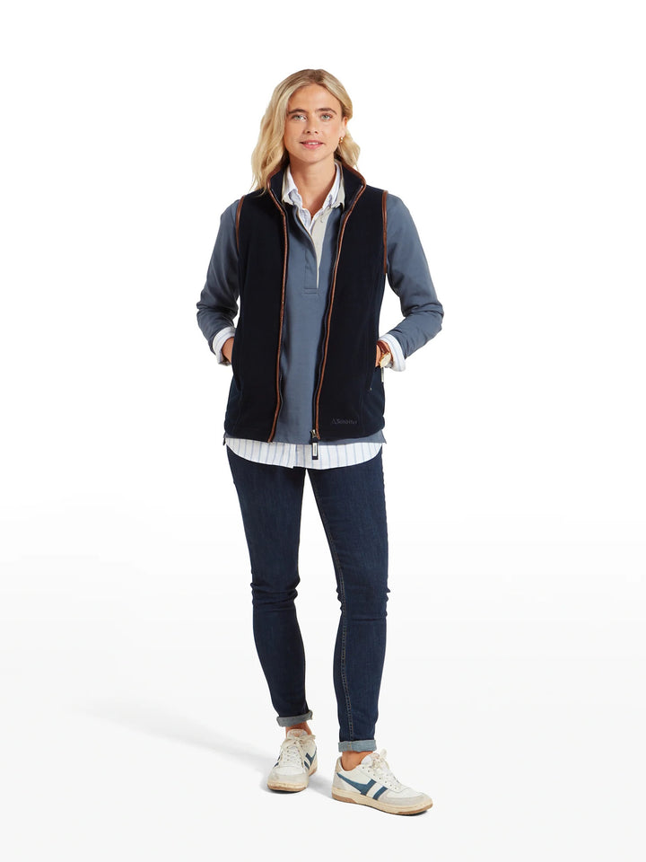 Schoffel Lyndon Fleece Gilet Navy