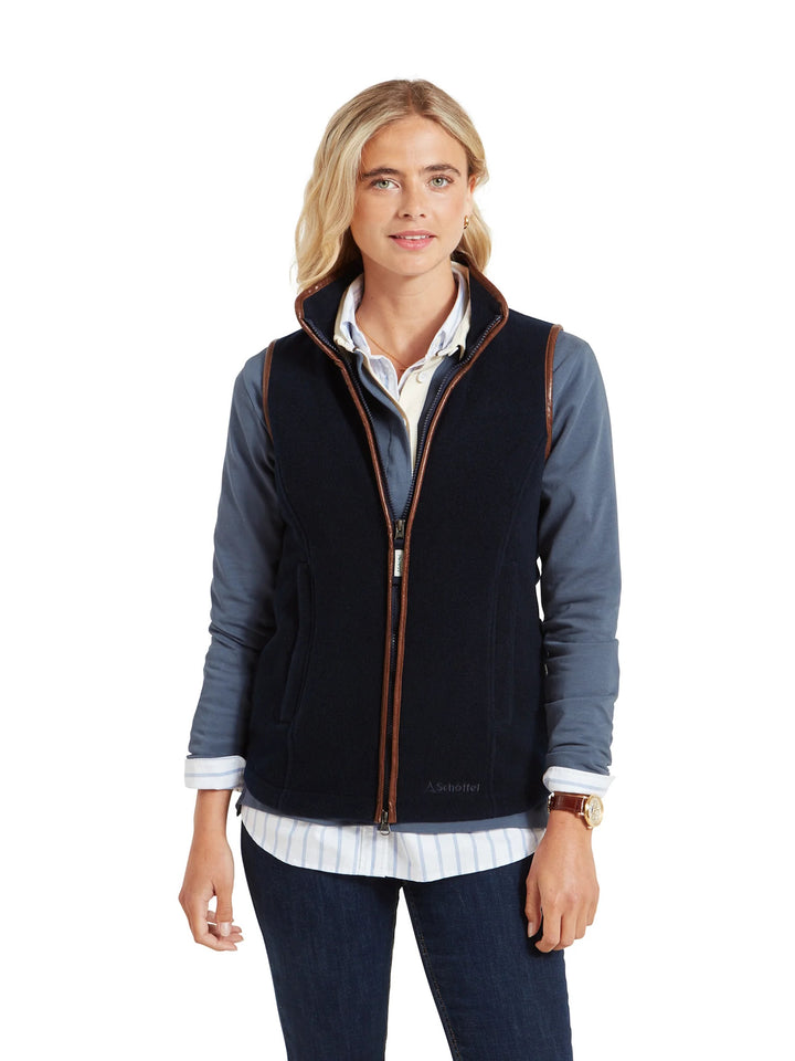Schoffel Lyndon Fleece Gilet Navy