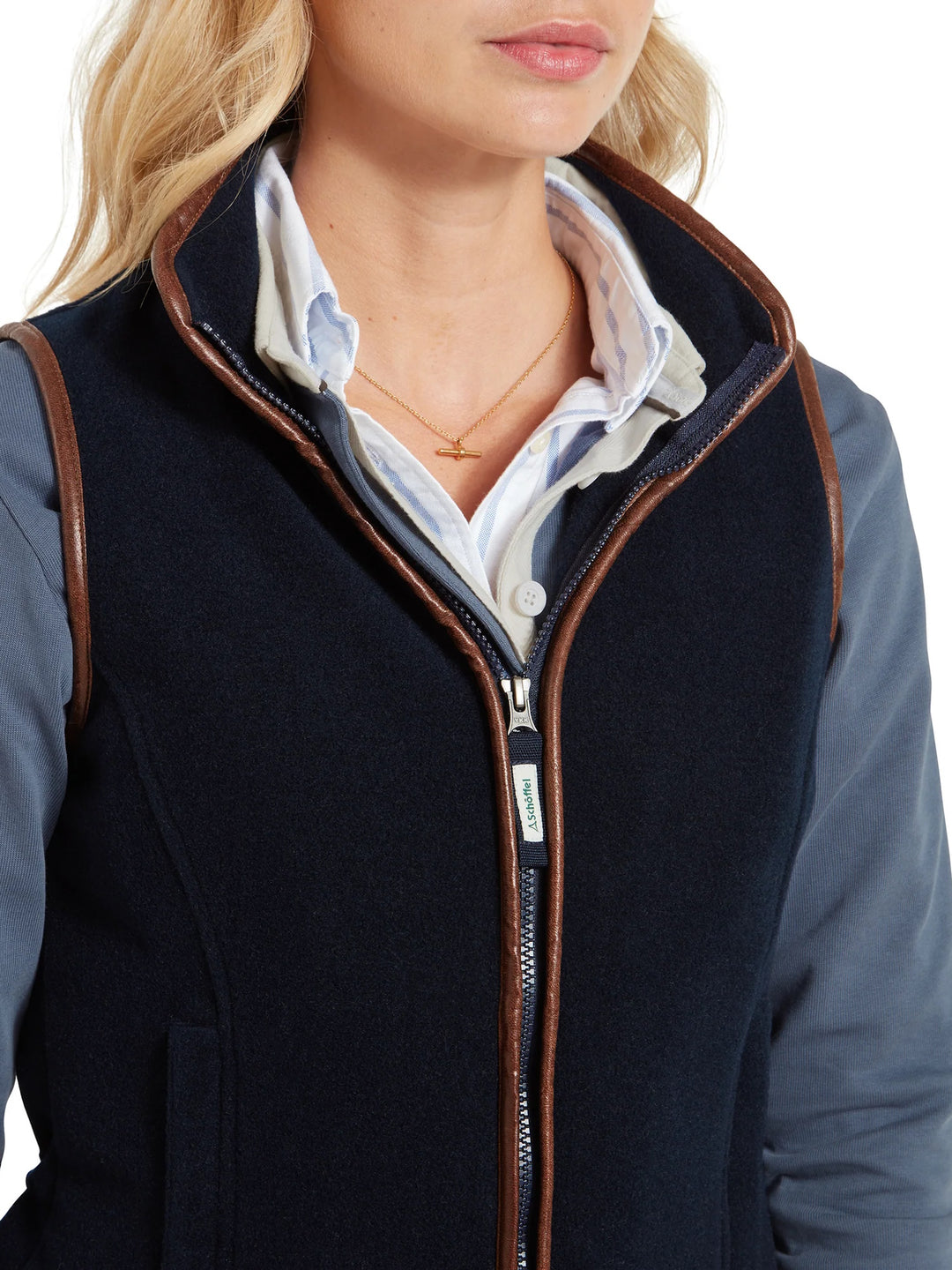 Schoffel Lyndon Fleece Gilet Navy