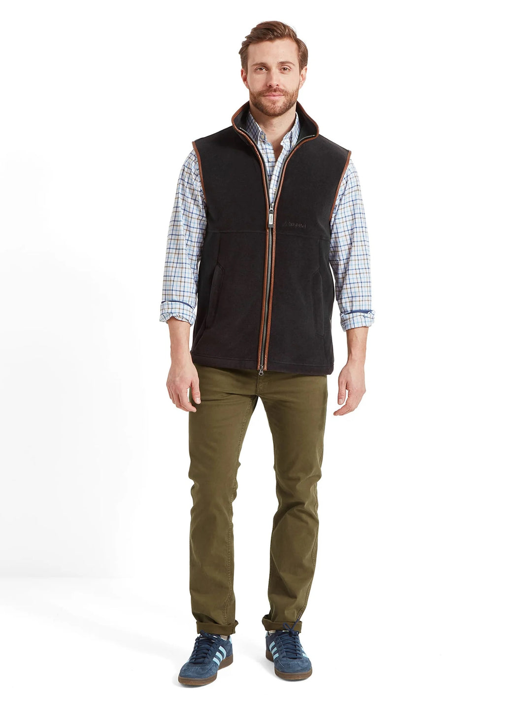 Schoffel Oakham Fleece Gilet Gunmetal