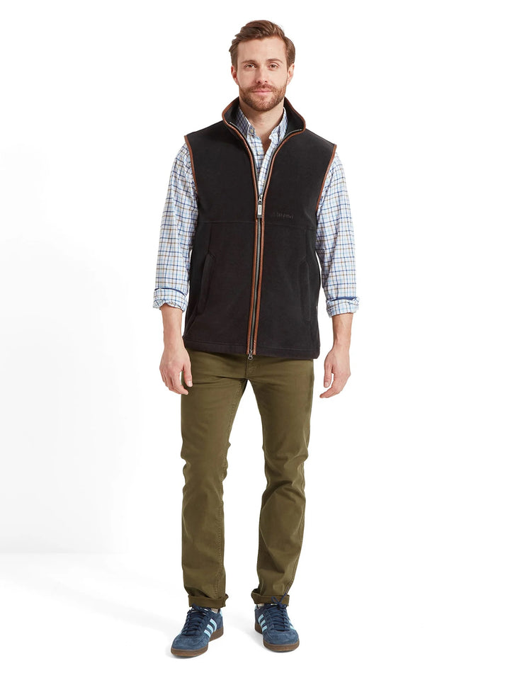 Schoffel Oakham Fleece Gilet Gunmetal