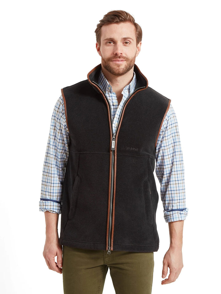 Schoffel Oakham Fleece Gilet Gunmetal