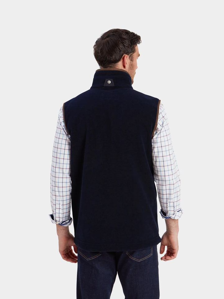 Schoffel Oakham Fleece Gilet Navy