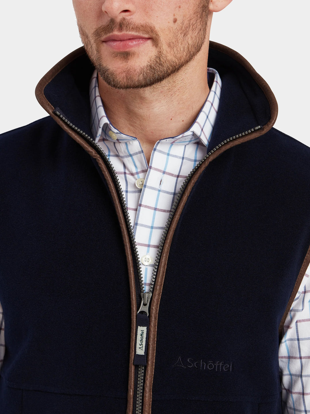 Schoffel Oakham Fleece Gilet Navy