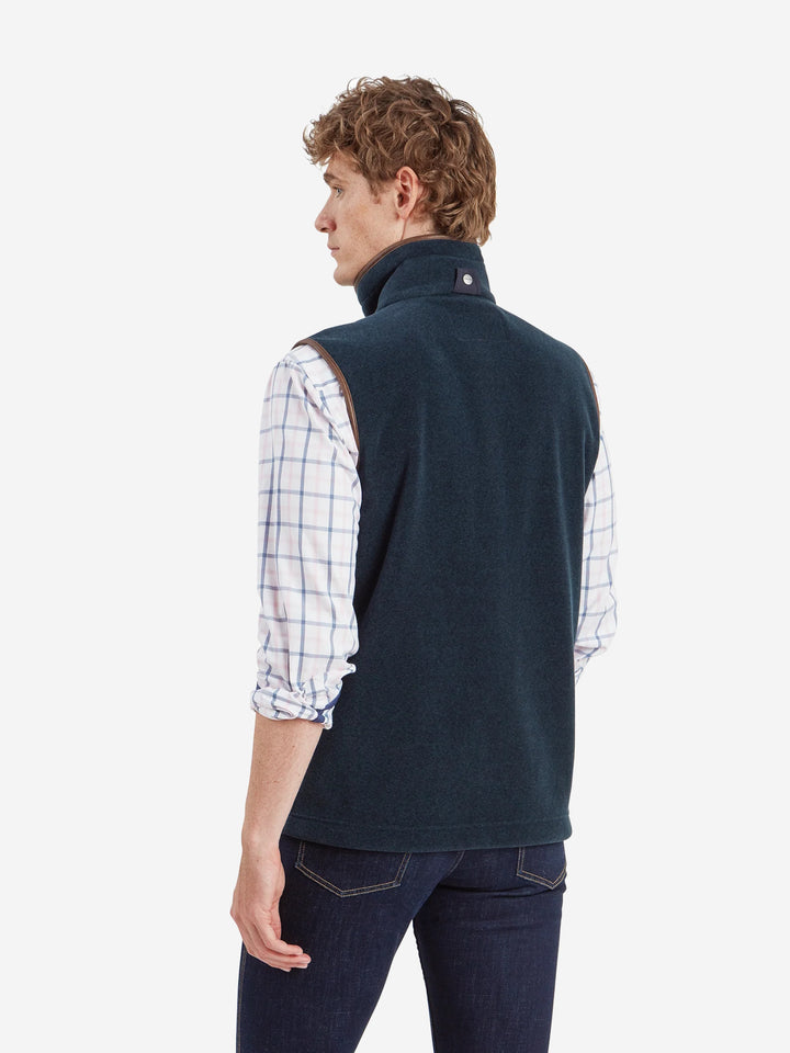 Schoffel Oakham Fleece Gilet Petrol Blue