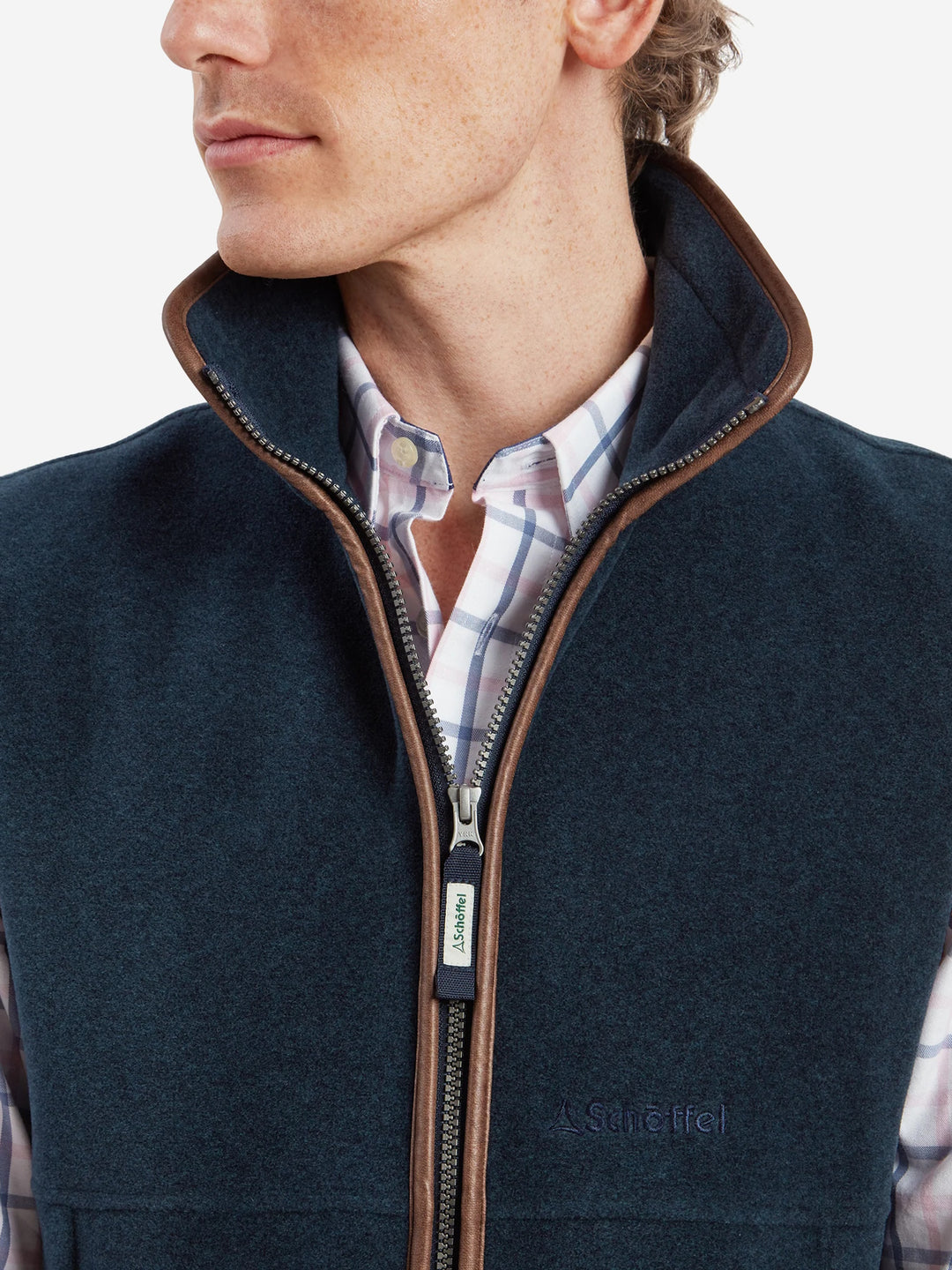 Schoffel Oakham Fleece Gilet Petrol Blue
