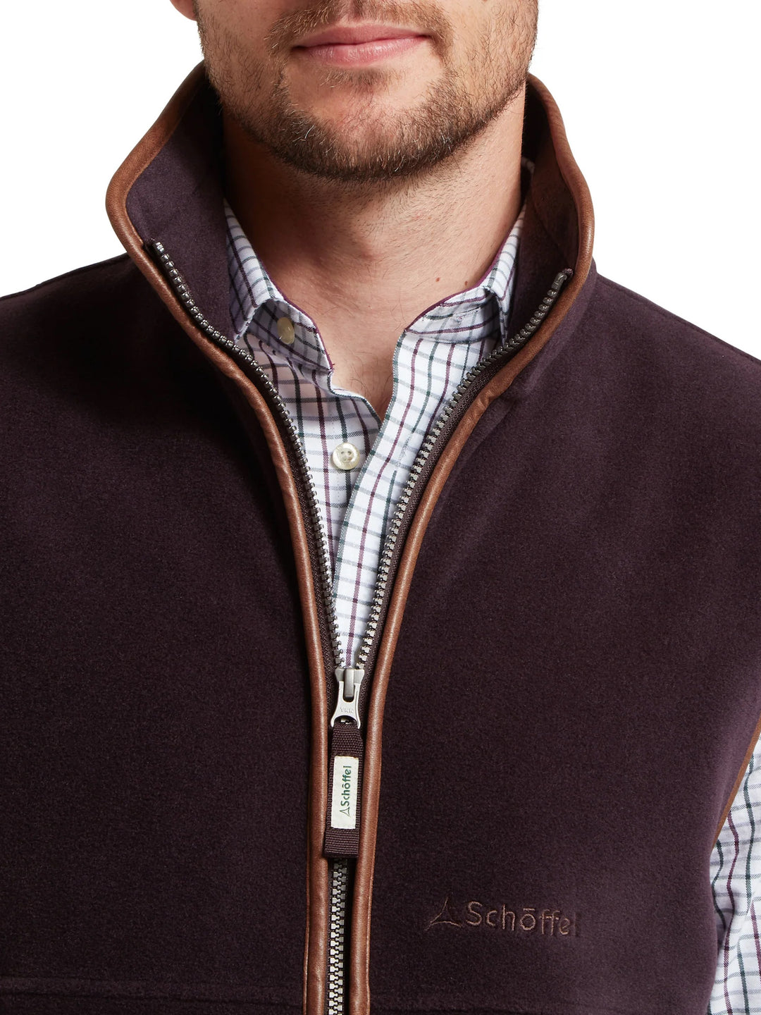 Schoffel Oakham Fleece Gilet Port