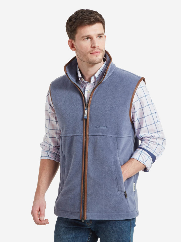 Schoffel Oakham Fleece Gilet Storm Blue