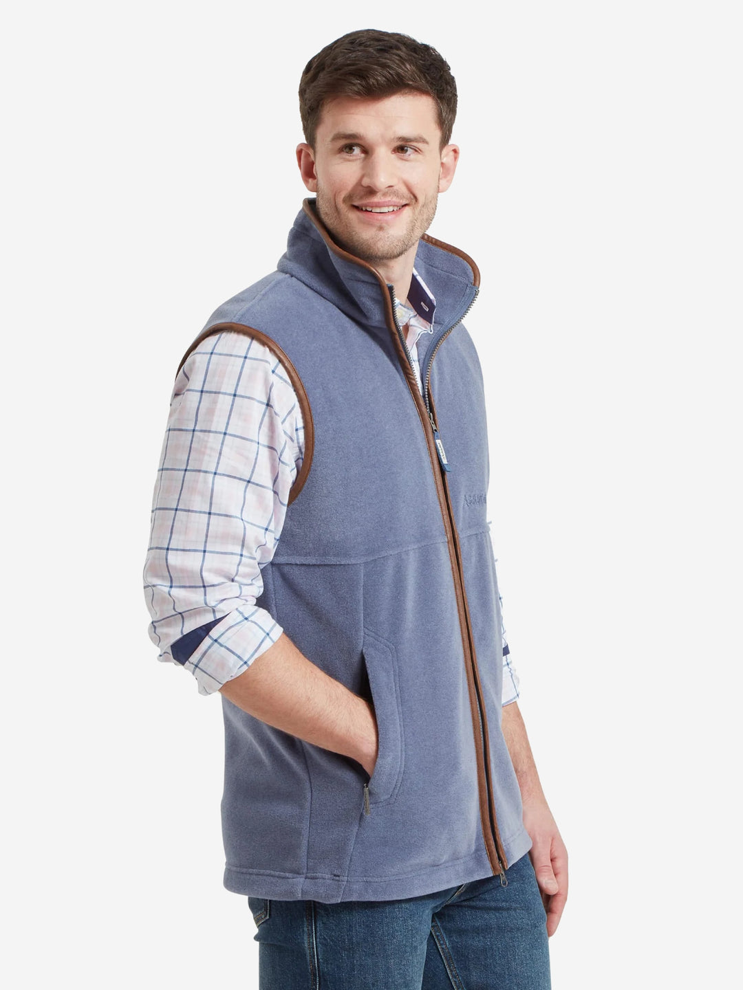 Schoffel Oakham Fleece Gilet Storm Blue
