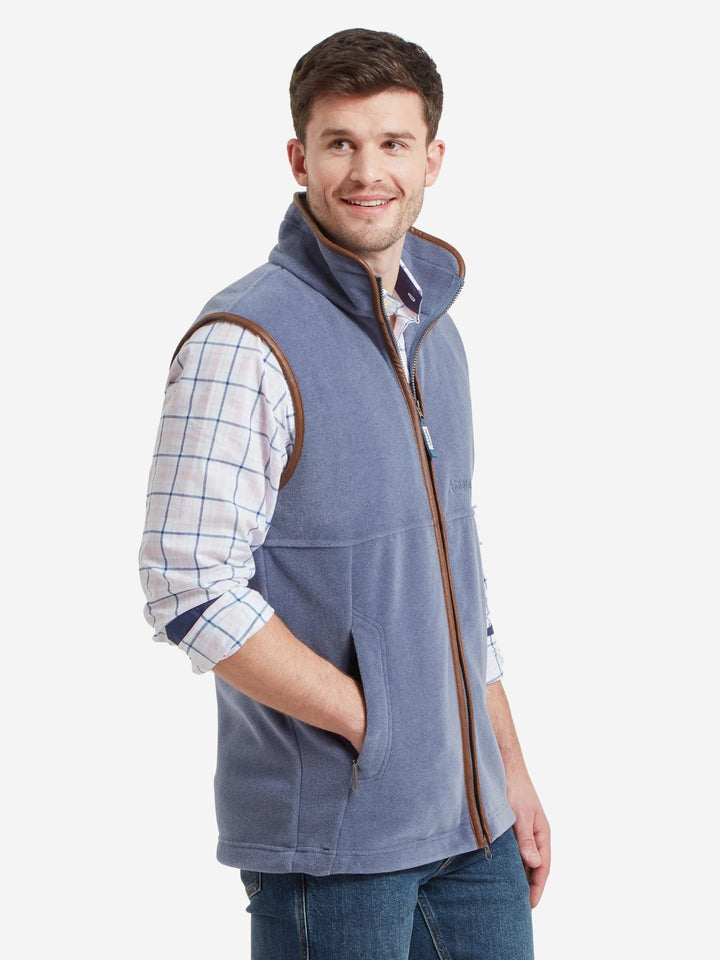 Schoffel Oakham Fleece Gilet Storm Blue