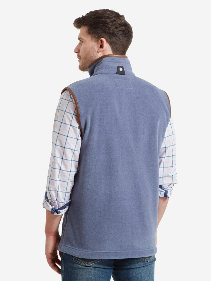 Schoffel Oakham Fleece Gilet Storm Blue